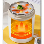 600ML ポータブルUSB電気加熱ランチボックス