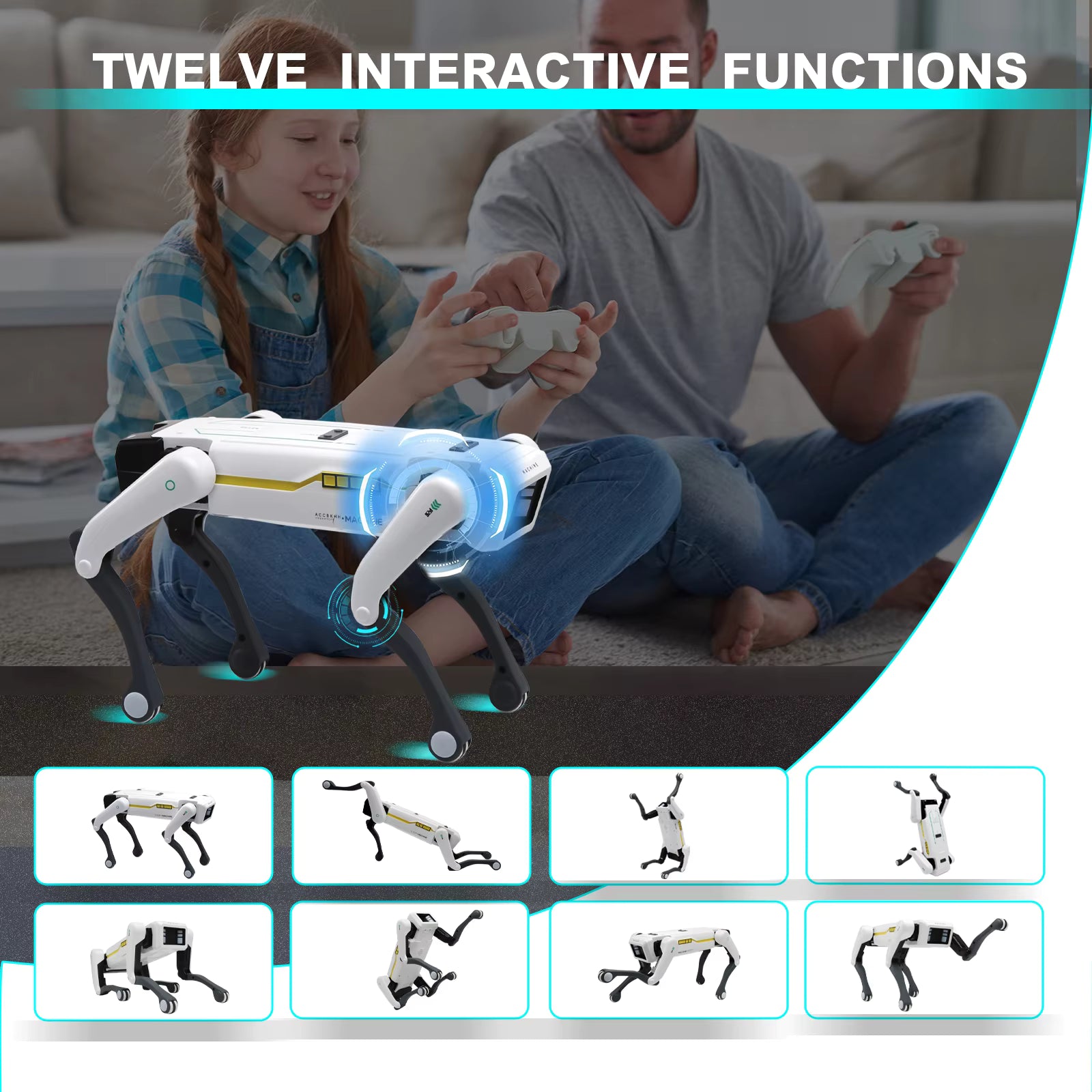 インテリジェント AI RC ロボット犬音声対話