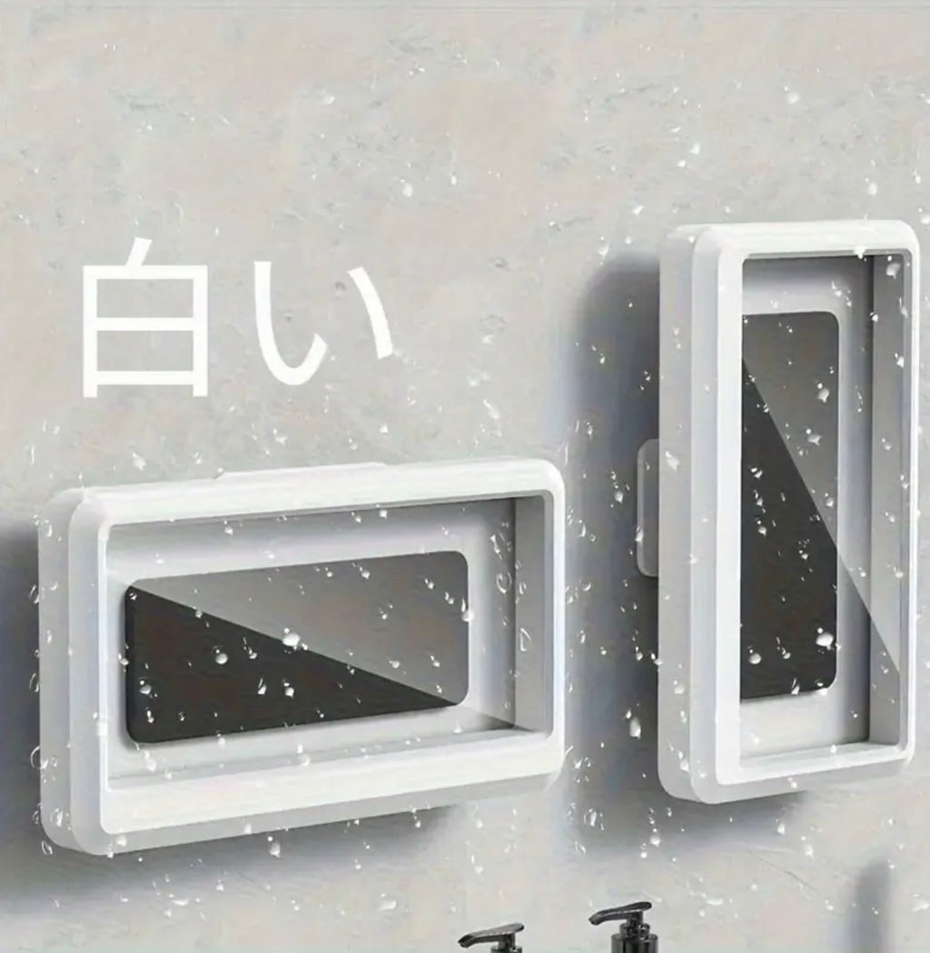 360 度回転防水防曇携帯ケース浴室シャワー防水タッチ可能