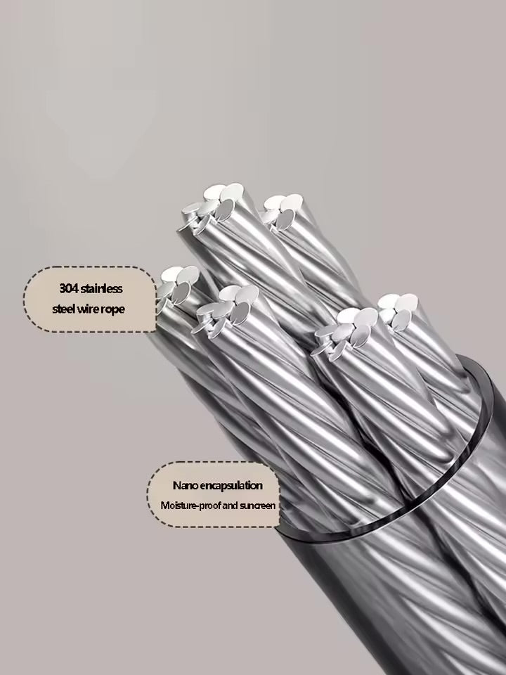 格納式物干し拡張可能な壁物干し