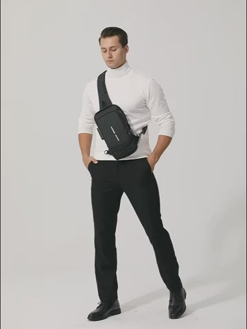 レザークロスオーバーバッグ